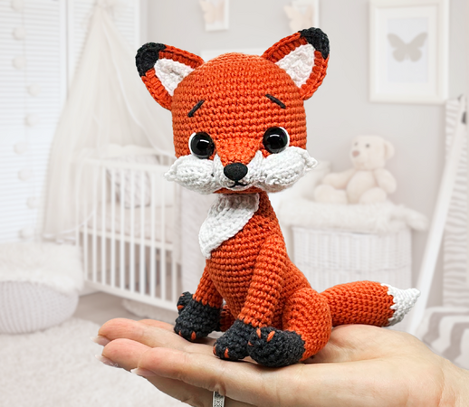 Crochet pattern for a Little Fox. Amigurumi Fox