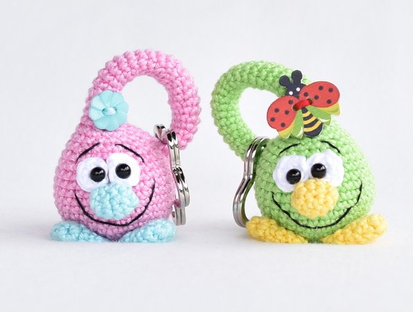 Crochet Pattern - Key chain Tröpfli