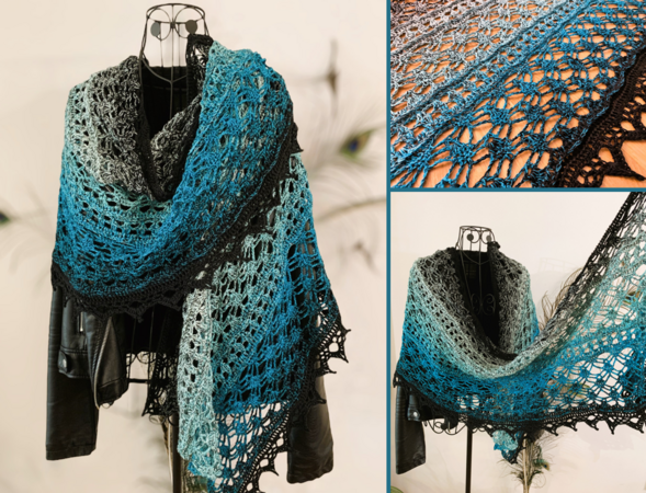 Crochet Pattern Stole Megara