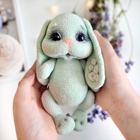 Crochet pattern The mint Bunny