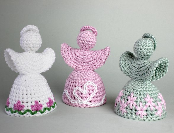 Cute Angel Lovely for Embroidery - Crochet Pattern