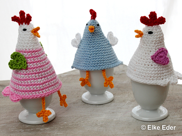 Lady Gagack and Friends – Egg cosy table decoration edge stool
