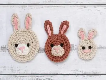 Little Bunny Applique Crochet