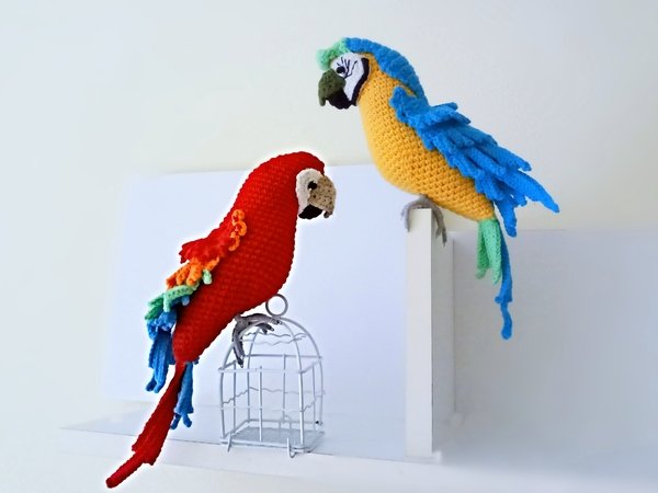 Macaw. Crochet pattern