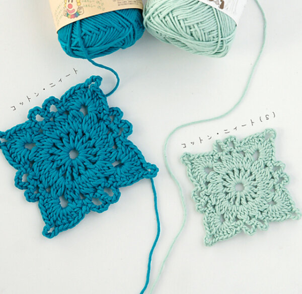 Cotton Neat Motif Free Crochet Pattern