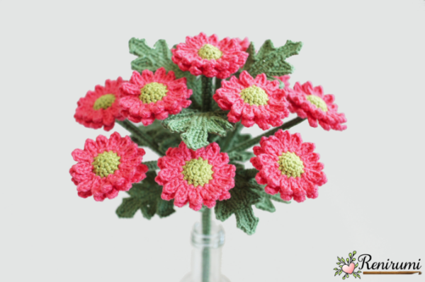 Crochet pattern Cutflower Chrysanth