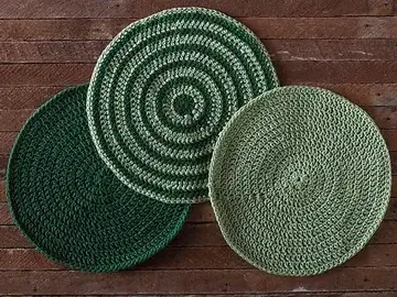 Orbital Crochet Dishcloth