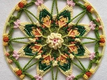 Shattered Dreamscape Mandala Pattern