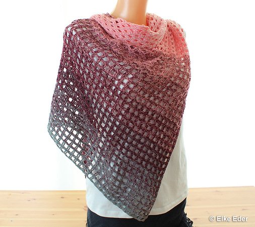 Triangular Scarf Square – Crochet Pattern