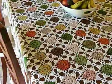 Autumn Dots Tablecloth