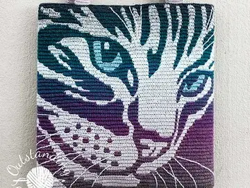 Cat Mosaic Bag and Pillow
