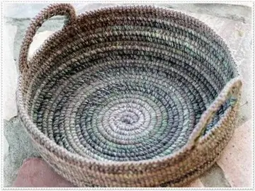 Crochet Pattern: Basket Rustico