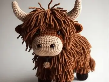 Harry Highland Cow Pattern