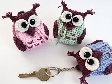 Small Backpack Eulalia – Keychain, Bag Tag, Gift Bag Crochet Pattern