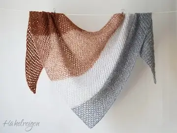 Tunisian Crochet Pattern Zuckerwatte Shawl