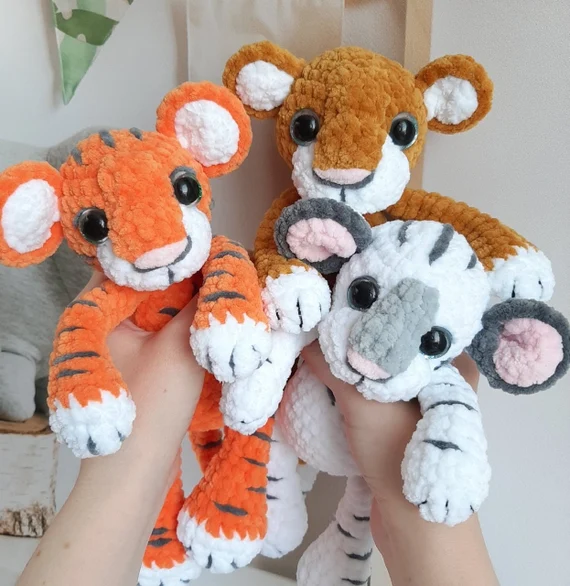Amigurumi Tiger & Lion Crochet Pattern