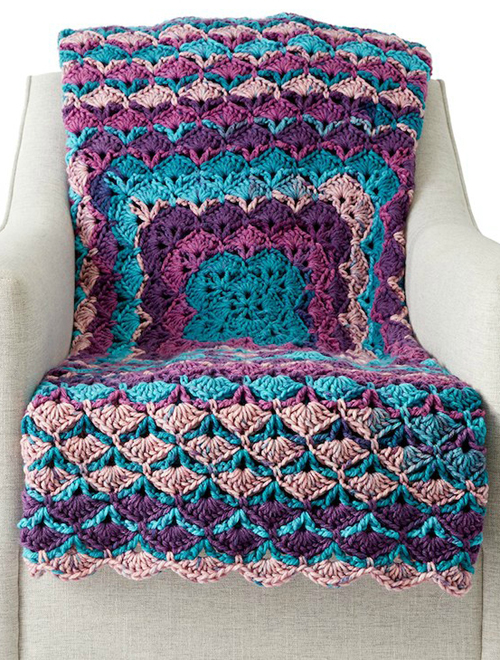 Crochet From The Middle Afghan - Tutorial