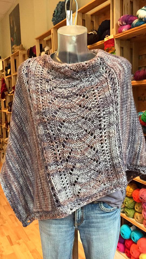Denizen Poncho - Free Knitting Pattern