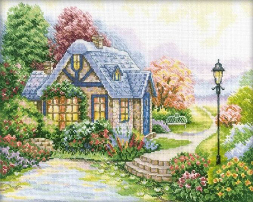 Sorrento Hotel Cross Stitch Pattern