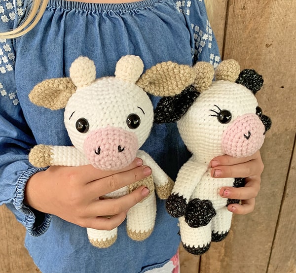 Free Mini Crochet Cow Amigurumi Pattern