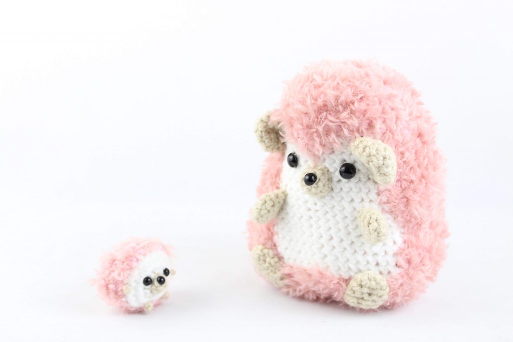Hedgehog with Baby Amigurumi - Free Crochet Pattern