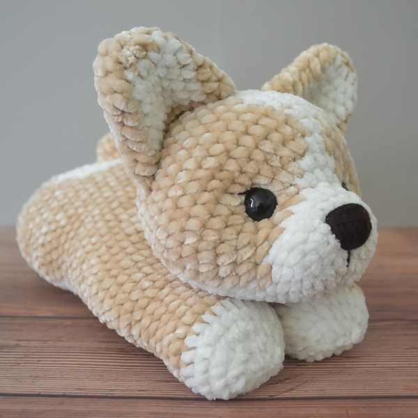 Crochet Corgi Puppy Pattern: Little Biscuit Amigurumi