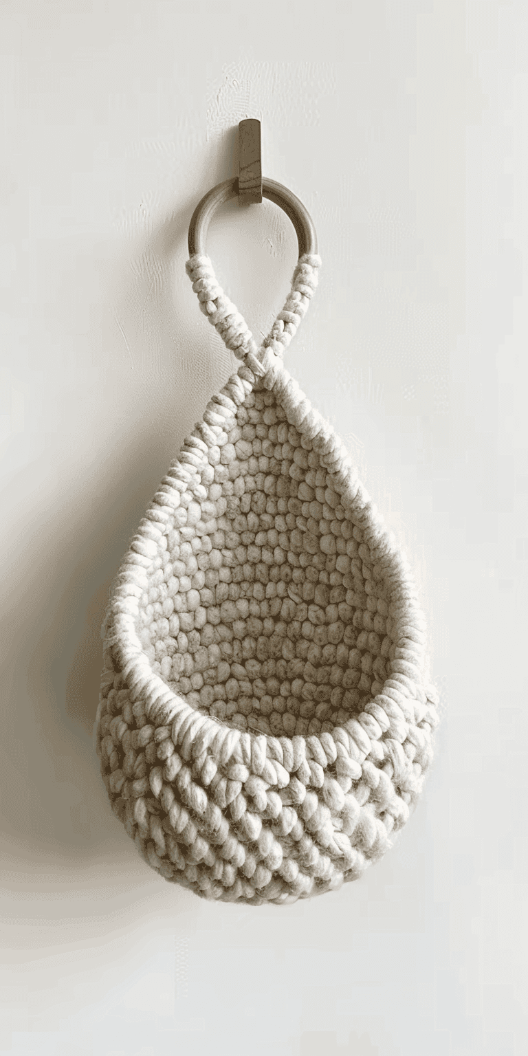 Crochet Lapli Hanging Basket Pattern