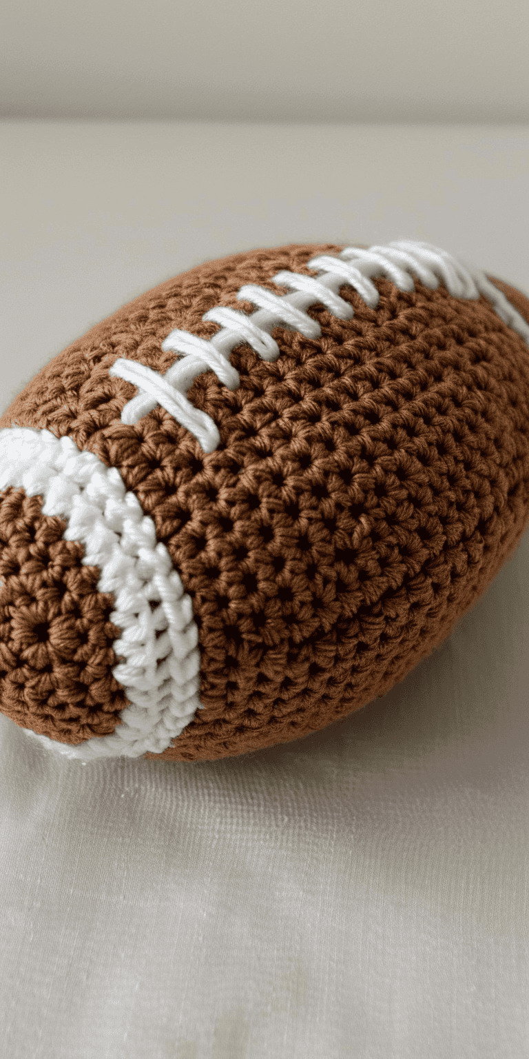 American Football Amigurumi Crochet Pattern