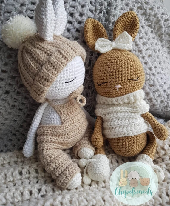 Amigurumi Baby Bunnies Crochet Pattern