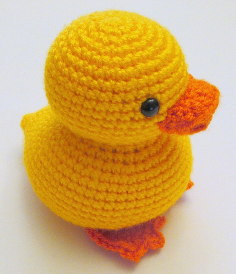Amigurumi Ducky PDF Instant Crochet Pattern