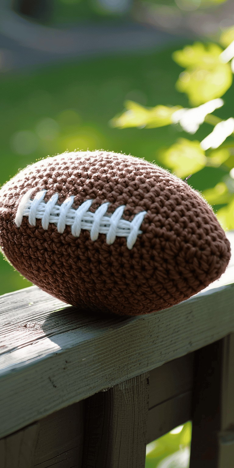 Amigurumi Football Crochet Pattern for Stuffed Animal