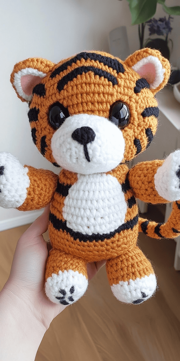 Amigurumi Kitten Crochet Pattern: English Tutorial PDF