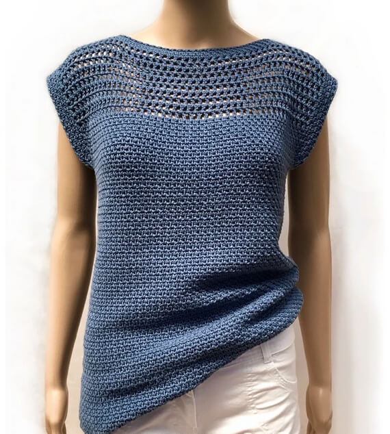 Aviva Summer Top - Easy Crochet Pattern