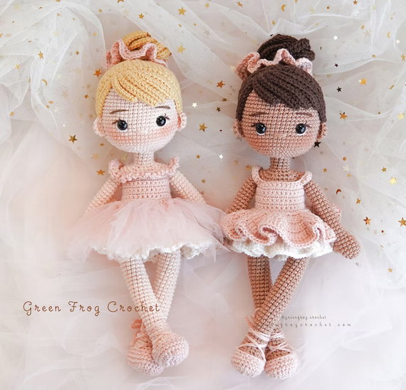 Ballerina Amigurumi Crochet Doll Pattern PDF