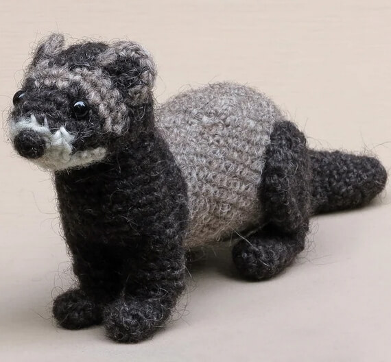 Bolthus Crochet Pattern: Realistic Ferret Amigurumi