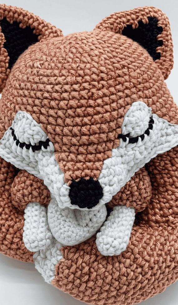 Cozy Fox Comforter Crochet Pattern