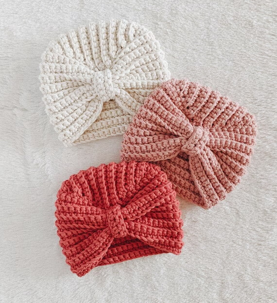 Crochet Baby Turban Pattern for All Ages