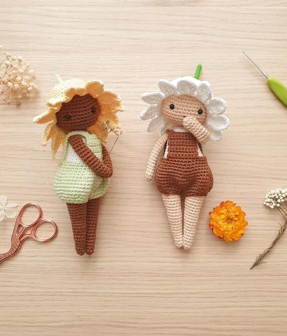 Crochet Pattern: Amigurumi Flower Sprite Critter