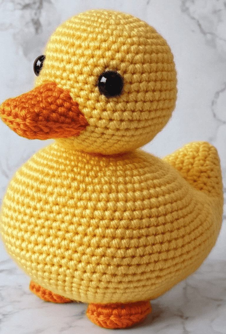 Crochet Rubber Duck Amigurumi Pattern (US Terms)