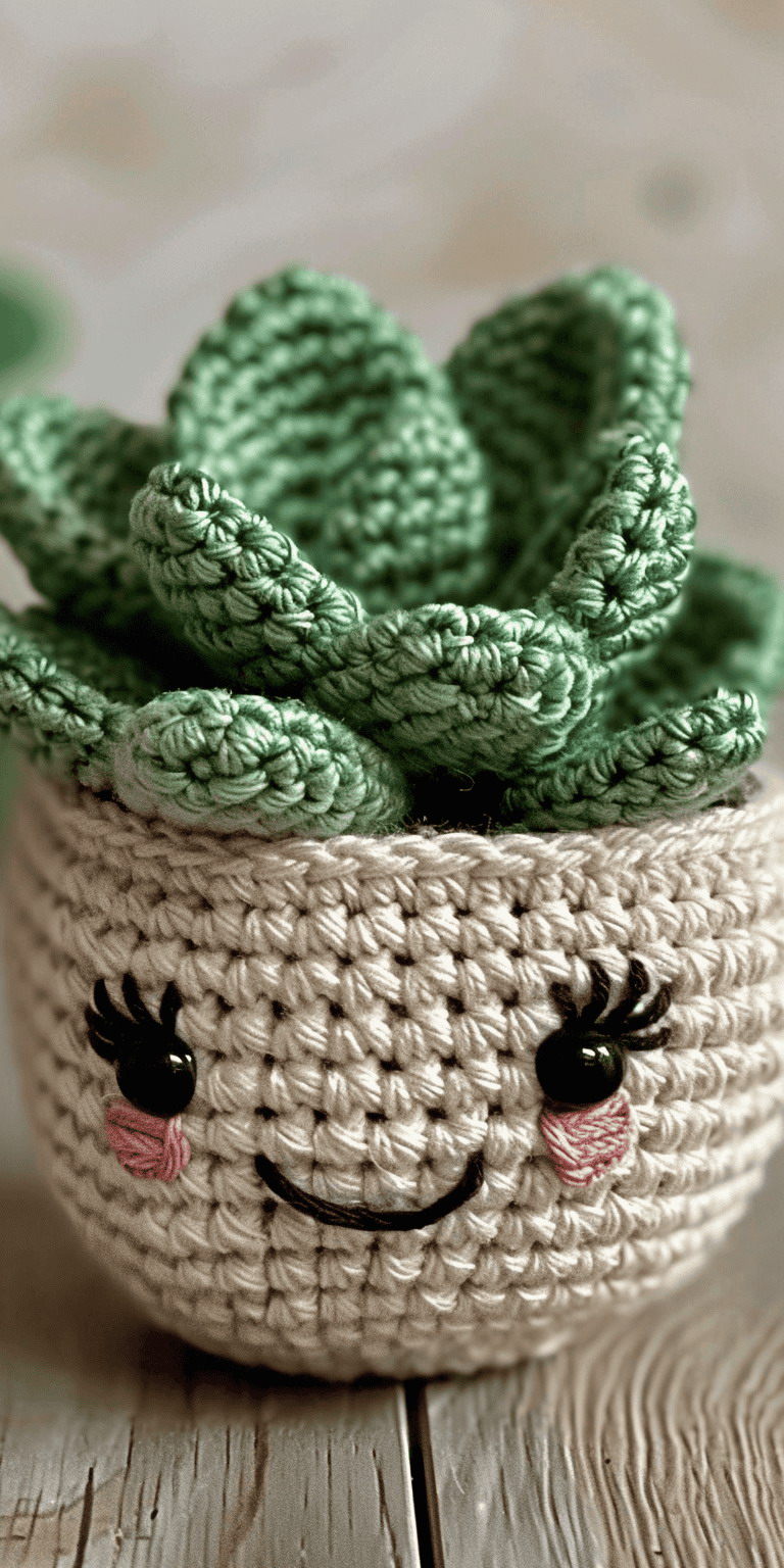 Crochet Your Own Rosette Succulent Pattern