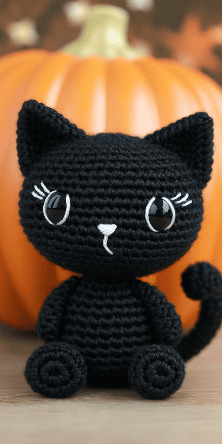 Cupcake the Kitty Crochet Amigurumi Pattern PDF
