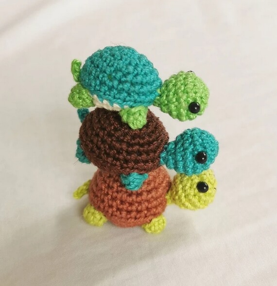 Cute Amigurumi Turtle Crochet Pattern PDF