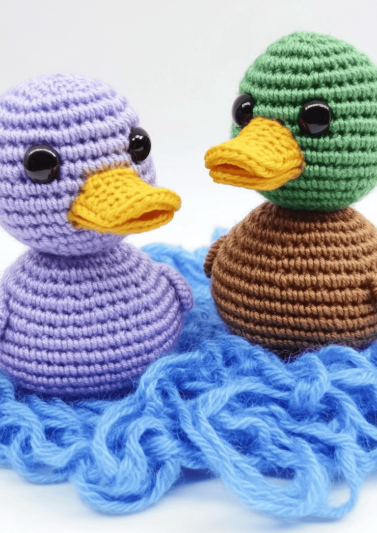 Duck Amigurumi Crochet Pattern: 20-Minute Tutorial