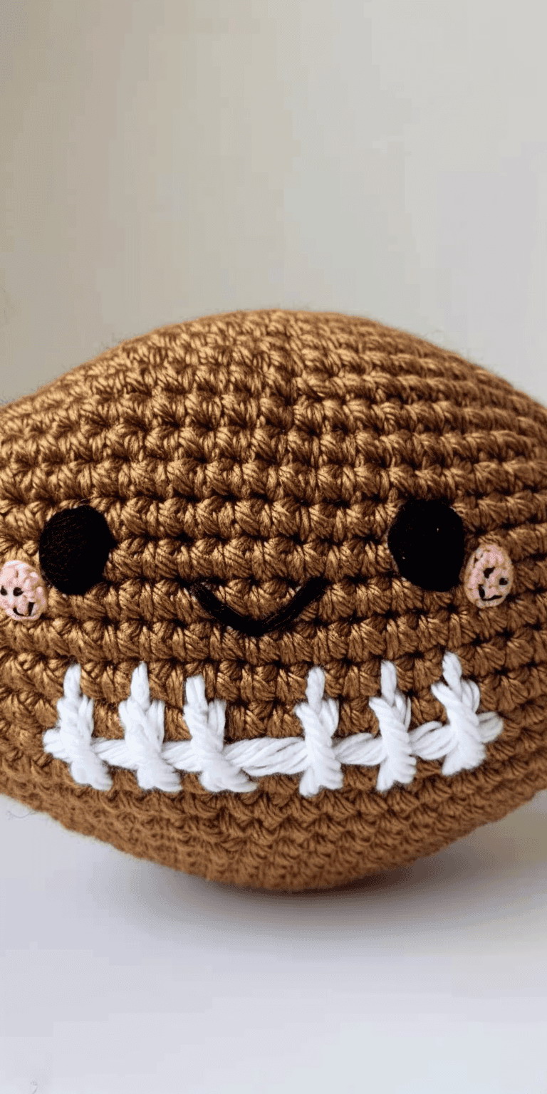 Easy Football Amigurumi Crochet Pattern PDF