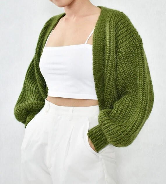 Easy Modern Crochet Cardigan & Sweater Pattern