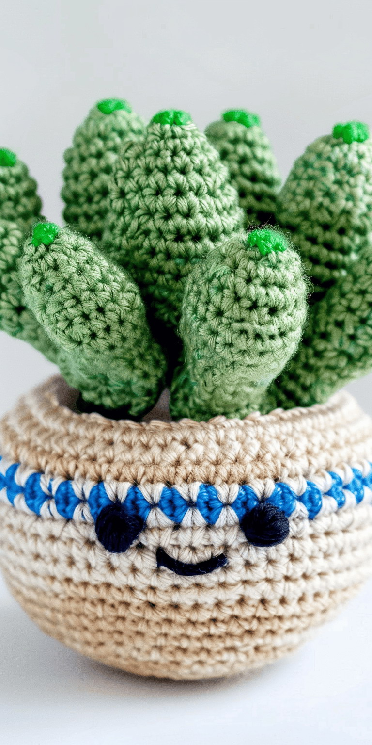 Echeveria Succulent Amigurumi Crochet Pattern: Beginner-Friendly