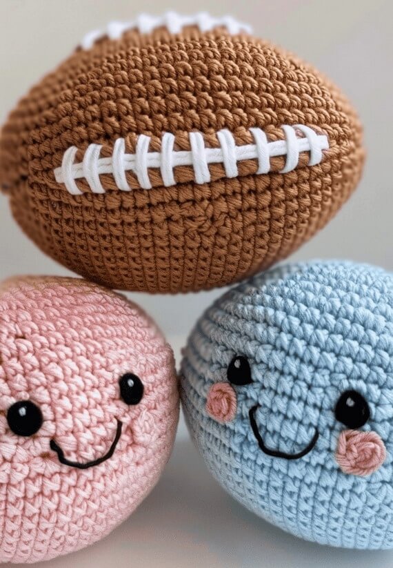 Football Amigurumi Plush Crochet PDF Pattern