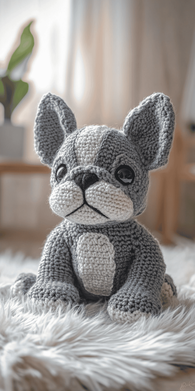 French Bulldog Amigurumi Crochet Pattern Guide