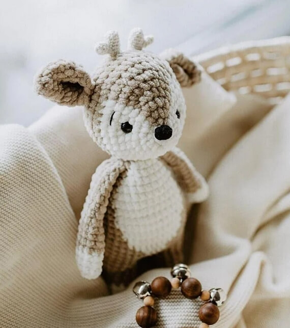 German Amigurumi Deer Rita Crochet Pattern PDF