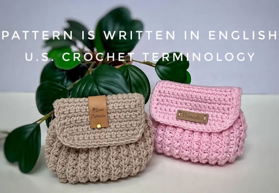 Handmade Crochet Purse Bag Pouch Pattern PDF
